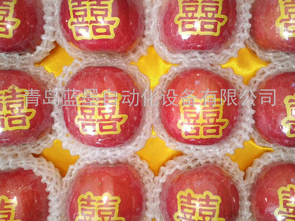 上海圣诞印字苹果是如何生产的？原来是食品级油墨印的